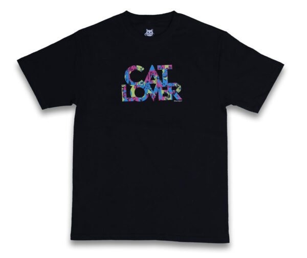 Playera diseño texto Cat Lover